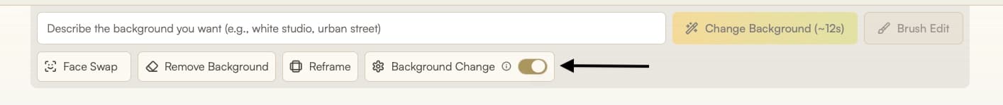 Toggle Background Change on in Edit