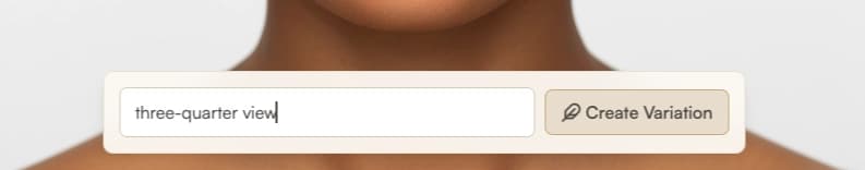 Generate variations to adjust angle or expression