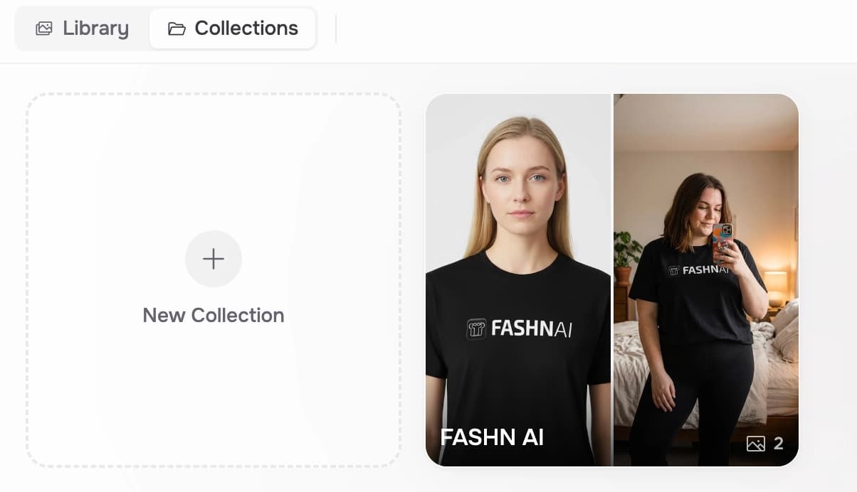 Gallery Collections with image previews
