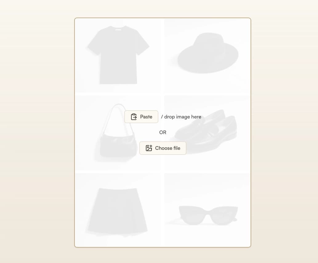 Upload a clear product image for best model fit