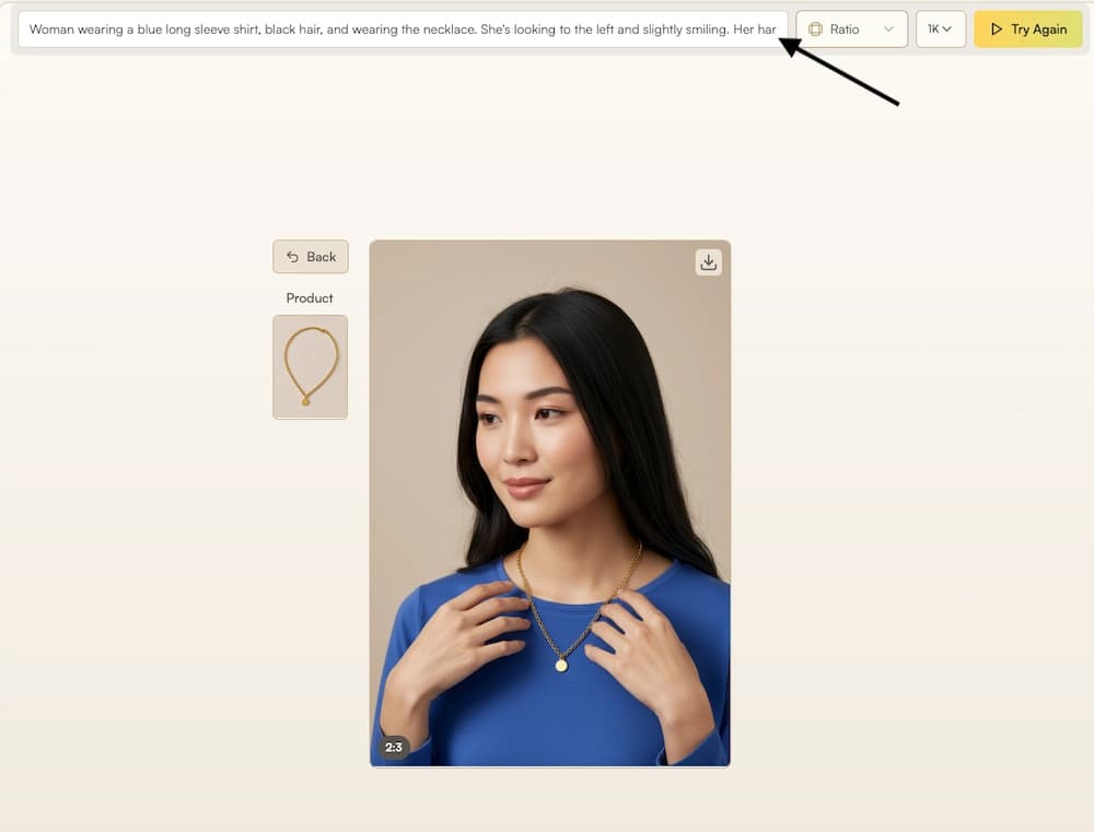 Optional text, ratio, and image guidance for generation